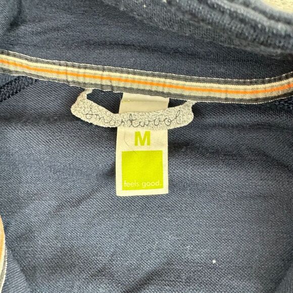 Smartwool Shirt Mens Medium Blue Base Layer MerinoMax Half-Zip Stretch Pocket - Picture 4 of 14